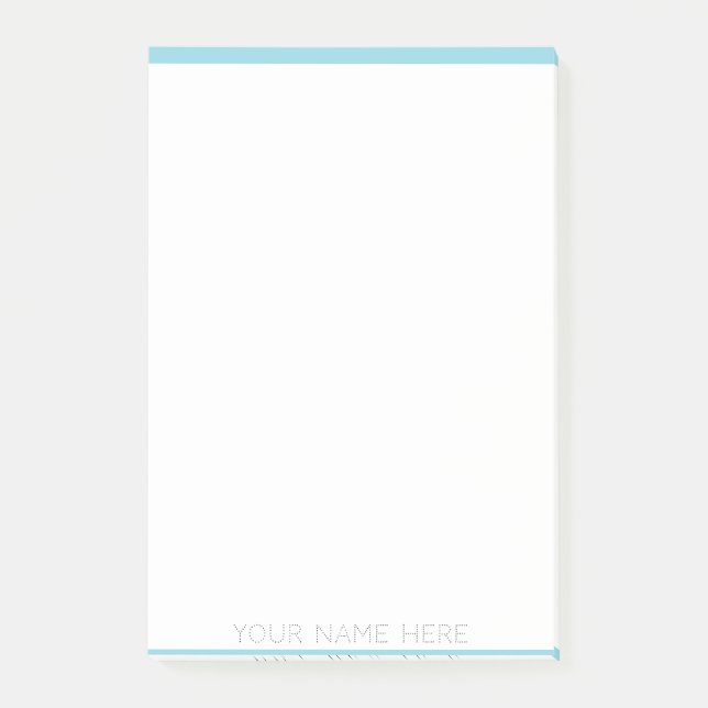 Post-it® Notas Post-it de nombre personalizado para uso per (Anverso)