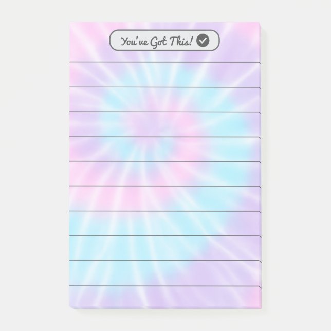 Post-it® Notas Post-it de Pink & Lilac Tie-Dye (Anverso)