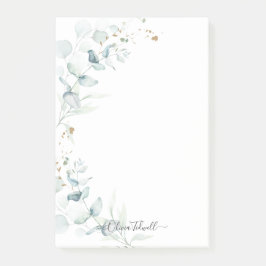 Post-it® Notas post-it de PixDezines H2 Rustic Eucalyptus