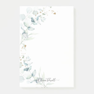 Post-it® Notas post-it de PixDezines H2 Rustic Eucalyptus