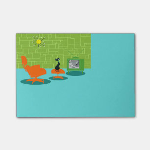 Post-it® Notas Post-it de Retro Space Age Kitty