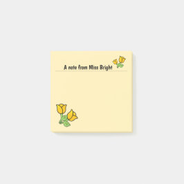 Post-it® Notas Post-It de Rosas naranjas