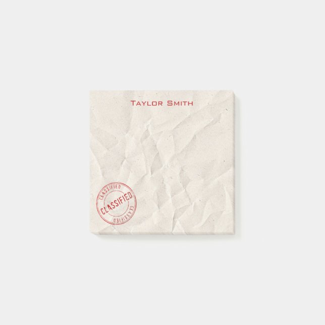 Post-it® Notas Post-It de sello clasificadas (Anverso)