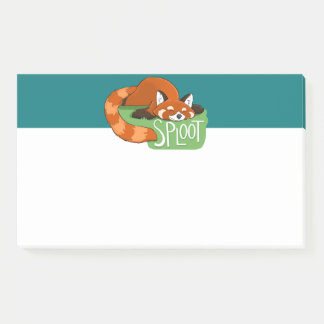 Post-it® Notas post-it de Sleepy Red Panda