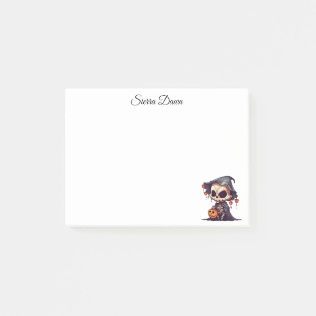Post-it® Notas post-it de Spooky Halloween personalizadas (Anverso)