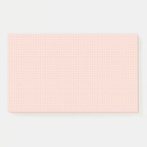 Notas Post-It de Warm Dot Grid