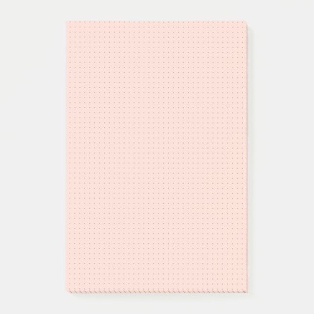Post-it® Notas Post-It de Warm Pink Dot Grid Darker (Anverso)