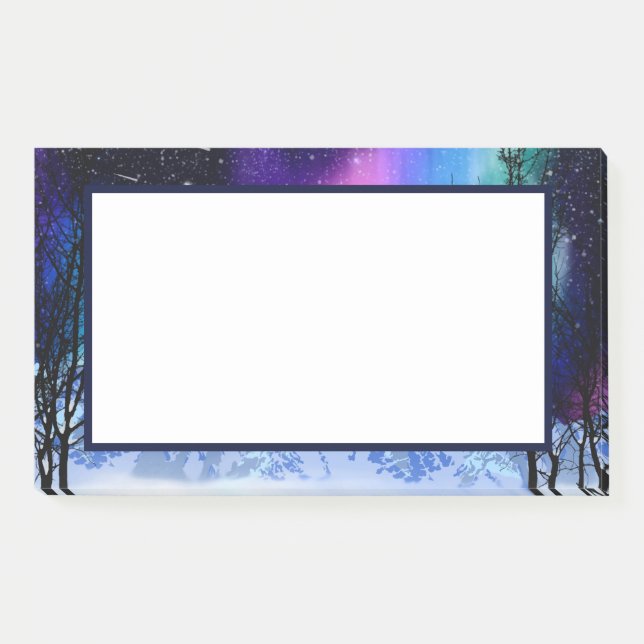 Post-it® Notas Post-it de Winter Wonderlights (Anverso)