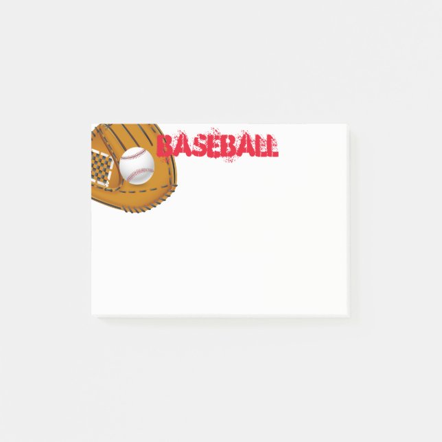Post-it® Notas Post-it del béisbol (Anverso)
