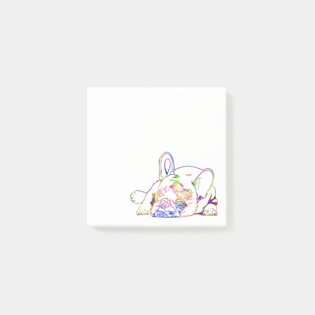 Post-it® Notas post-it del bulldog francés (Anverso)