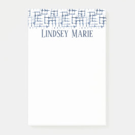 Post-it® Notas post-it del COLOR DEL AGUA PERSONALIZADO