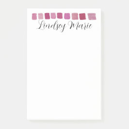 Post-it® Notas post-it del COLOR DEL AGUA PERSONALIZADO