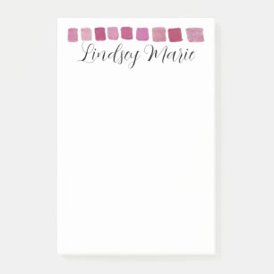 Post-it® Notas post-it del COLOR DEL AGUA PERSONALIZADO