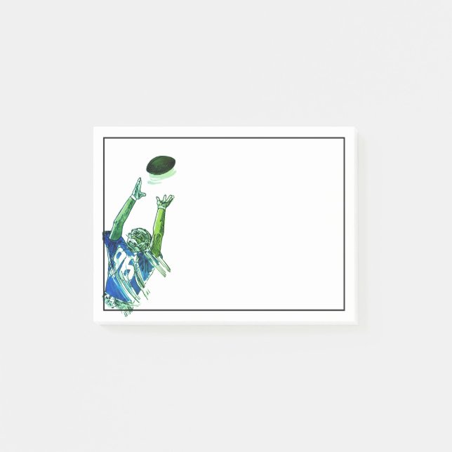 Post-it® Notas Post-it del fútbol (Anverso)