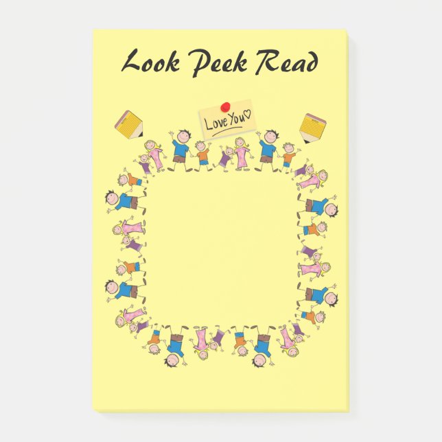 Post-it® Notas Post-it Kids Notas Mira Lee (Anverso)