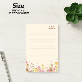 Post-it® Notas post-it Minimalistas modernas de monograma r