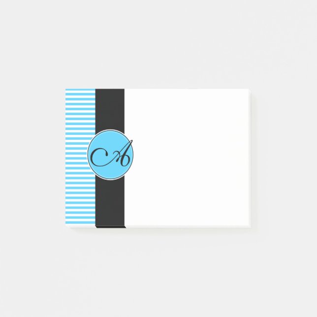 Post-it® Notas post-it, Monograma Personalizado (Anverso)