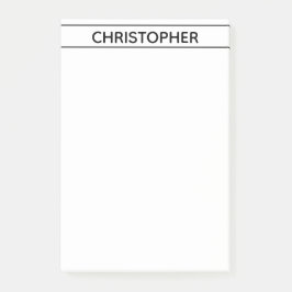 Post-it® Notas Post-it NEGRO PERSONALIZADAS