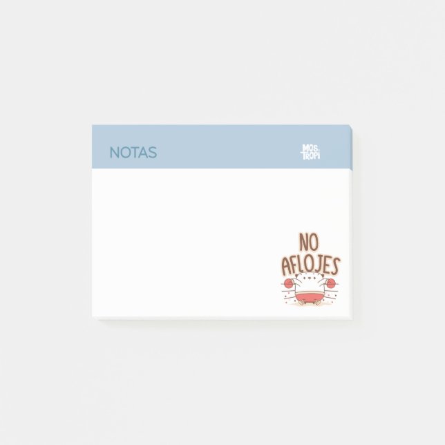 Post-it® Notas Post it│No aflojes (Anverso)