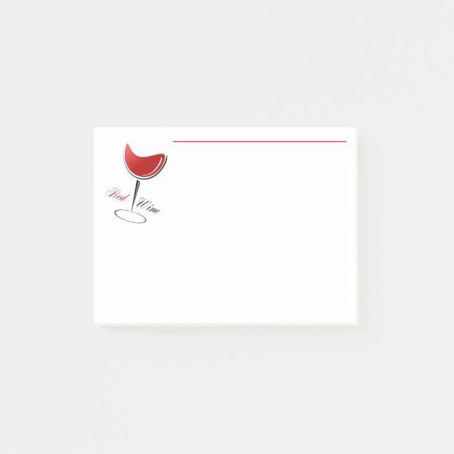 Post-it® Notas Post-it-Notes-Red Wine Post-it (Anverso)