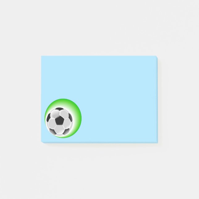 Post-it® Notas Post-it-Notes-Soccer Ball (Anverso)