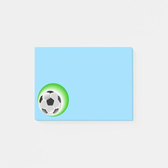 Post-it® Notas Post-it-Notes-Soccer Ball (Anverso)