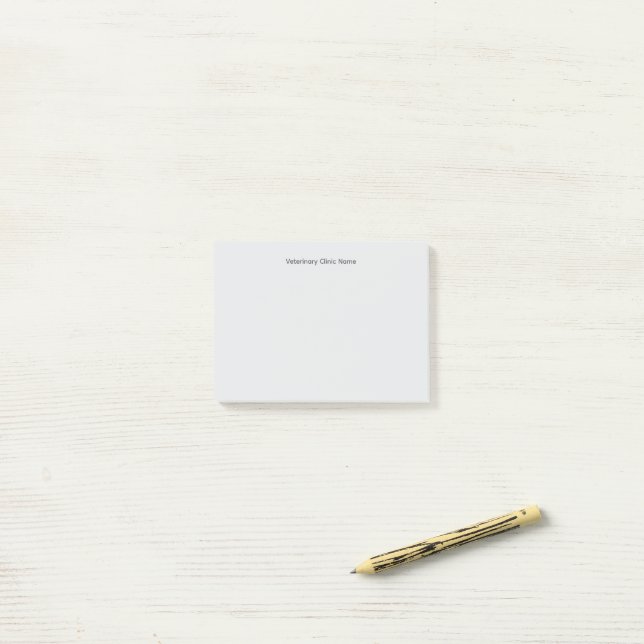 Post-it® Notas Post‑It® personalizables para clínicas veter (Escritorio)
