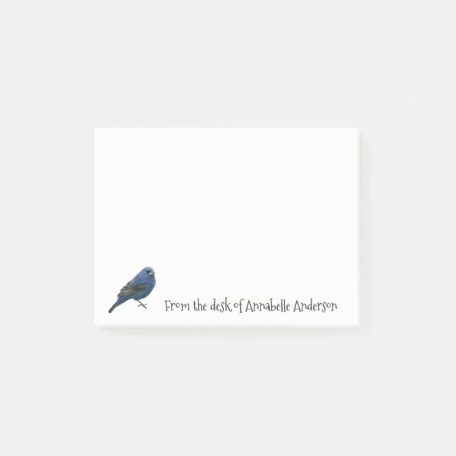 Post-it® Notas Post-IT personalizadas de Bluebird (Anverso)