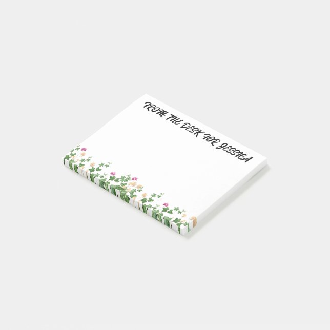 Post-it® Notas Post-it personalizadas de corte (En perspectiva)