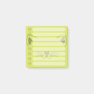 Post-it® Notas Post-it personalizadas de gatos adorables