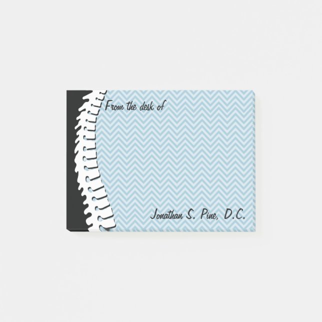 Post-it® Notas post-it personalizadas de la columna vertebr (Anverso)