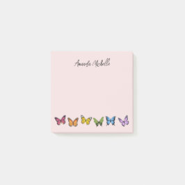 Post-it® Notas post-it personalizadas de la mariposa arcoir