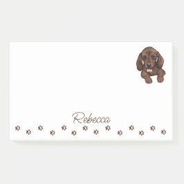 Post-it® Notas post-it personalizadas del perro Dachshund S