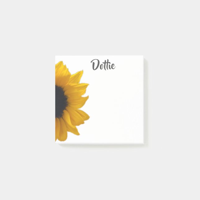 Post-it® Notas post-it PERSONALIZADAS SUNFLOWER (Anverso)