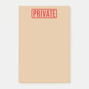 Post-it® Notas Post-it privadas