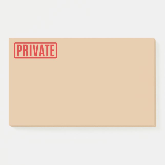 Post-it® Notas Post-it privadas (Anverso)