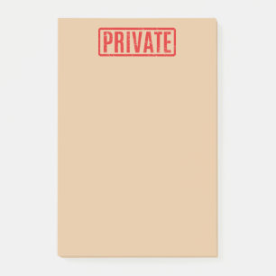 Post-it® Notas Post-it privadas selladas