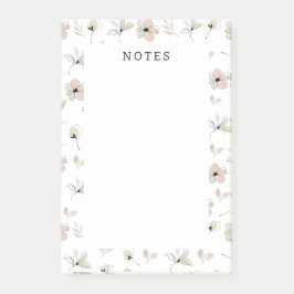 Post-it® Notas post-it sobre el Boho floral moderno
