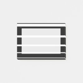 Post-it® Notas post-it sobre franjas graduadas en blanco y 