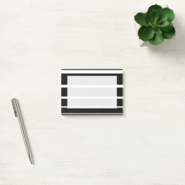 Post-it® Notas post-it sobre franjas graduadas en blanco y