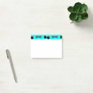 Post-it® Notas post-it sobre gafas de sol modernas de media