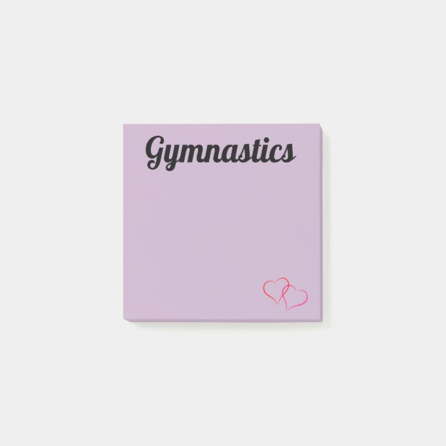 Post-it® Notas Post-it sobre la Gimnasia Púrpura (Anverso)