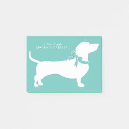 Post-it® Notas posteadas de Dachshund Wiener Dog Puppy