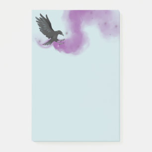 Post-it® Notas posteriores a Flying Black Raven