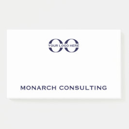 Post-it® Notas posteriores a la actividad comercial con log