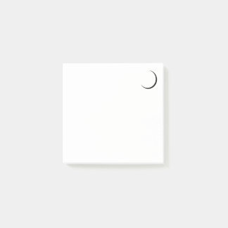 Post-it® Notas posteriores a la luna creciente minimalista