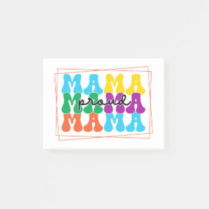 Post-it® Notas posteriores a la publicación Orgullosa Mama 