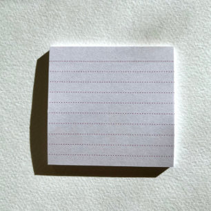 Post-it® Notas posteriores a la regla de punto rosa claro