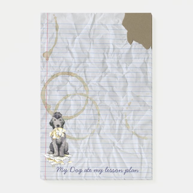 Post-it® Notas posteriores a mi plan de lección de My Bedli (Anverso)