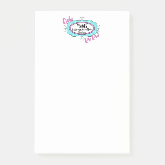 Post-it® Notas posteriores a "París" (Anverso)